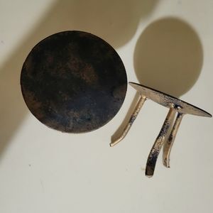 Candle Holders Pillar Style Set of 2